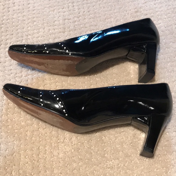 Stuart Weitzman square toe heels size 6 - Picture 5 of 10